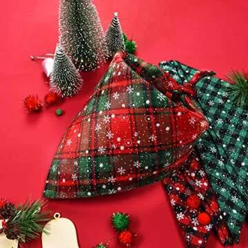 Christmas Pet Bandanas - Stylish & Durable Holiday Accessories