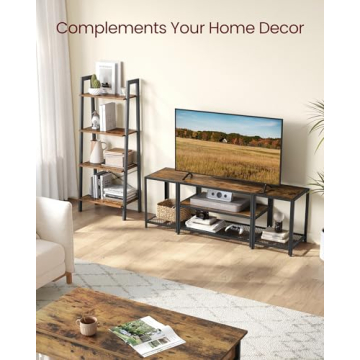 VASAGLE Modern 3-Tier TV Stand for 65" TVs
