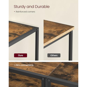 VASAGLE Modern 3-Tier TV Stand for 65" TVs