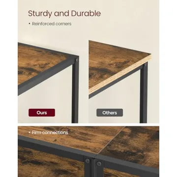 VASAGLE Modern 3-Tier TV Stand for 65" TVs