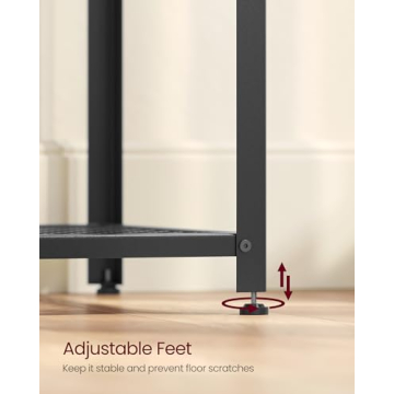 VASAGLE Modern 3-Tier TV Stand for 65" TVs