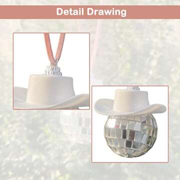 Bling Disco Ball Car Accessory for Fun Travel Experience