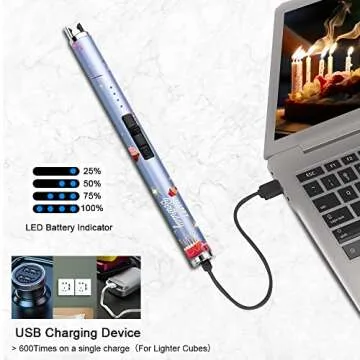 SUPRUS Candle Lighter Arc USB Flameless Rechargeable Lighter