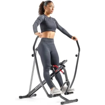 Sunny Health & Fitness Duo Motion Row & Squat Assist Trainer – Adjustable Resistance