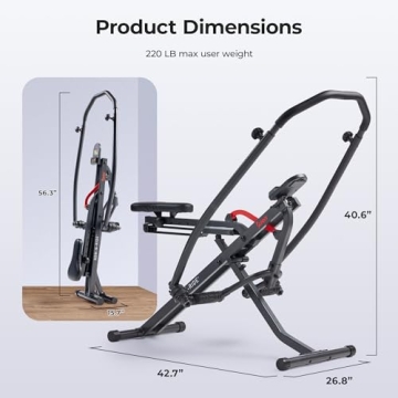 Duo Motion Row & Squat Trainer with Adjustable Resistance