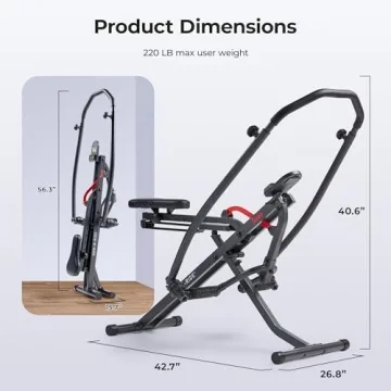 Duo Motion Row & Squat Trainer with Adjustable Resistance