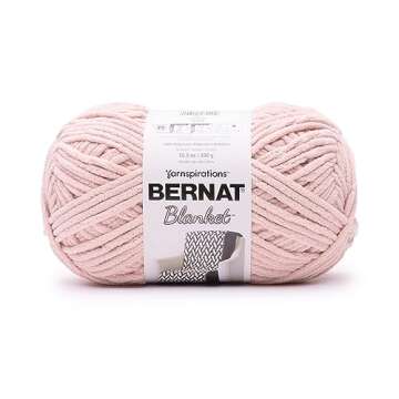 Bernat Blanket Super Bulky Acrylic Yarn - 2 Pack of 300g/10.5oz #6 Chunky Chenille Heavy Weight Yarn...