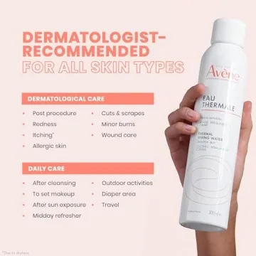 Eau Thermale Avène Thermal Spring Water, Soothing Calming Facial Mist Spray for Sensitive Skin - 10.1 fl. oz.