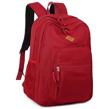 Versatile Water Resistant Backpack for College Students