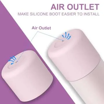 YOUCOX Silicone Boot for Owala Water Bottle 24 oz 32 oz 40 oz, 2PCS Anti-Slip Protective Sleeve for FreeSip/Twist/Flip Water Bottles, BPA Free, Dishwasher Safe, Bottom Bumper Cover Cup Accessories