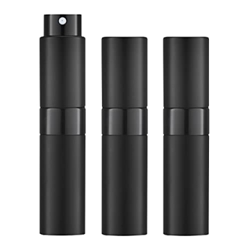 LISAPACK 8ML Atomizer Perfume Spray Bottle for Travel (3 PCS) Empty Cologne Dispenser, Portable Spra...