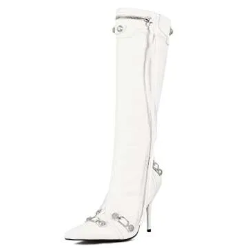 Stylish Kluolandi Knee High Stiletto Boots for Women