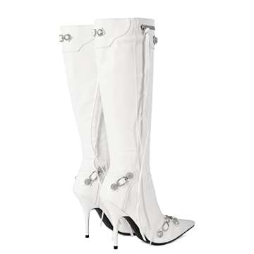 Stylish Kluolandi Knee High Stiletto Boots for Women