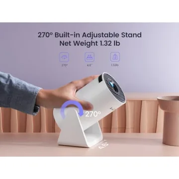 Portable 1080P Mini Projector with WiFi & Bluetooth
