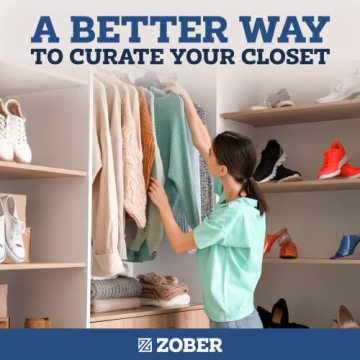 Zober Velvet Hangers 30 Pack for Coats and Dresses - Non Slip