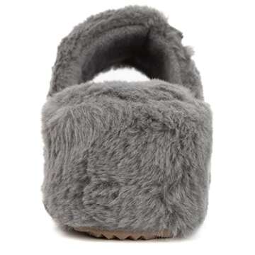 Stylish Juicy Couture Faux Fur Platform Slippers
