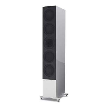 KEF R11 Floorstanding Speaker (Each, Gloss White)