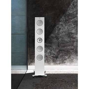 KEF R11 Floorstanding Speaker (Each, Gloss White)