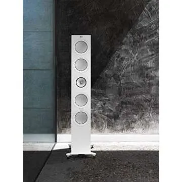 KEF R11 Floorstanding Speaker (Each, Gloss White)