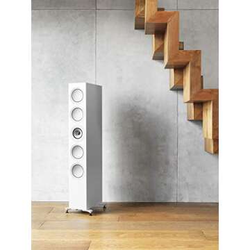 KEF R11 Floorstanding Speaker (Each, Gloss White)