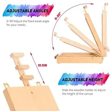 Kuyal Table Top Portable Easel for Artists and Students