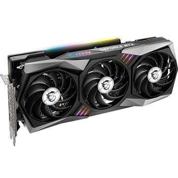 MSI Gaming GeForce RTX 3070 8GB GDRR6 256-Bit HDMI/DP Tri-Frozr 2 TORX Fan 4.0 Ampere Architecture RGB OC Graphics Card (RTX 3070 Gaming X Trio)