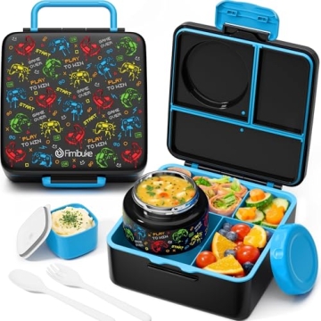 Fimibuke Bento Lunch Box Set: Leak-Proof, Insulated & BPA-Free