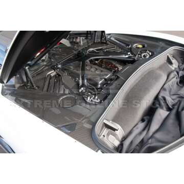 Replacement For 2020-Present Corvette C8 Coupe Models | GM Factory Style CARBON FIBER Tape-On Engine...