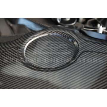 Replacement For 2020-Present Corvette C8 Coupe Models | GM Factory Style CARBON FIBER Tape-On Engine Bay Trim Panel Full Appearance Accent Cover