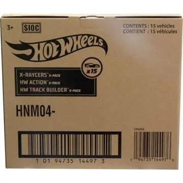 Hot Wheels 5-Pack Bundle of 15 Themed Die-Cast Cars