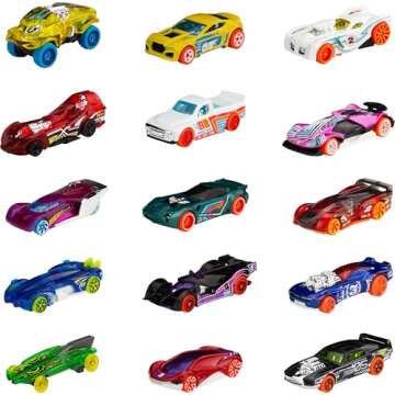 Hot Wheels 5-Pack Bundle of 15 Themed Die-Cast Cars