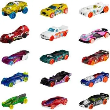 Hot Wheels 5-Pack Bundle of 15 Themed Die-Cast Cars