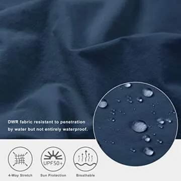 Libin Women's Golf Pants Quick Dry Hiking Jogger Scrubs Lightweight Ankle Dress Pants for Women Business Casual Travel, Navy S