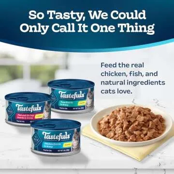 Delicious Blue Buffalo Tastefuls Cat Food Variety Pack