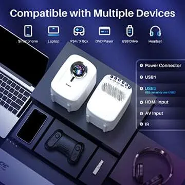 MUDIX WiFi Projector - 1080P Portable Video Experience