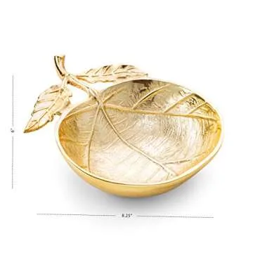 Elegant Gold Shallow Bowl for Stylish Serving