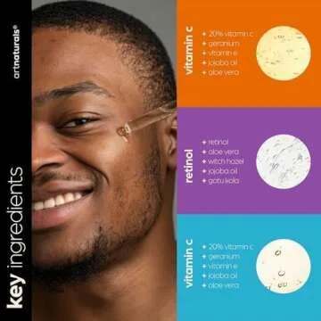 anti-aging serum set with vitamin c retinol hyaluronic acid