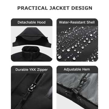 Venustas Men's Heated Jacket – Stay Warm Anywhere!