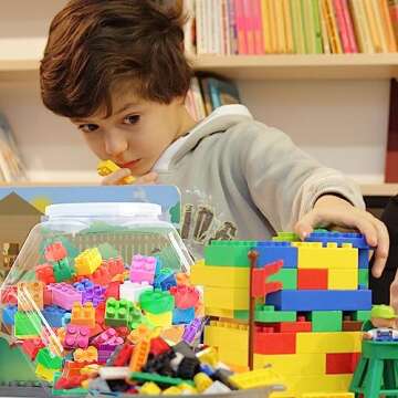 Hexagon Plastic Candy Jars Set - Organize with Style