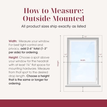 ARLO BLINDS Cordless Faux Wood Blinds - 34.25" x 60"