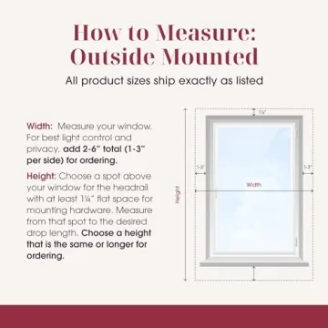 ARLO BLINDS Cordless Faux Wood Blinds - 34.25" x 60"