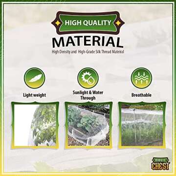 Magic Chest Garden Netting - Ultimate Protection for Plants