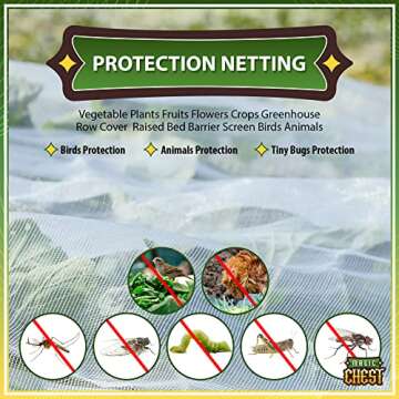 Magic Chest Garden Netting - Ultimate Protection for Plants