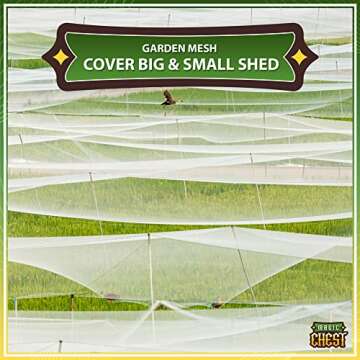 Magic Chest Garden Netting - Ultimate Protection for Plants