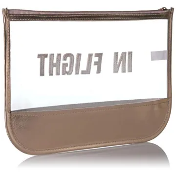 Chic Miamica In Flight Travel Pouch in Rose Gold for Women