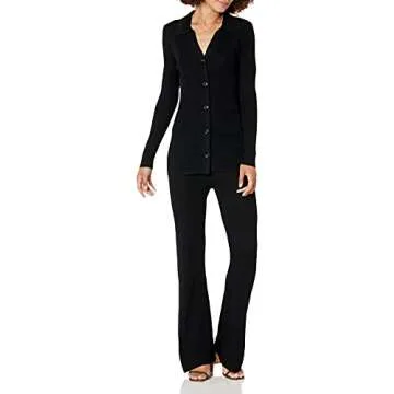 Ellison Rib Flare Leg Sweater Pant - Stylish & Comfortable