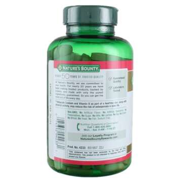 Nature's Bounty Calcium 600mg & Vitamin D3 Supplement