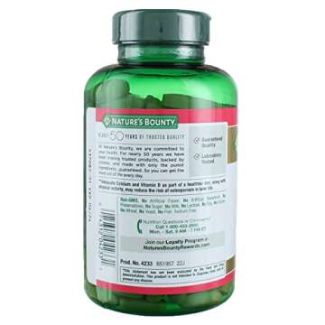 Nature's Bounty Calcium 600mg & Vitamin D3 Supplement
