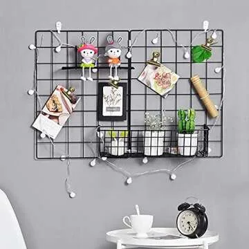 YUCHIYA 12 Pack Metal Clips with 12 Push-pins for Corkboard,Bulldog Clips for Hanging Pictures,Small Hinge Clips for Crafts,Mini Binder Clips Paper File Clamps for Office School(1.5 Inch,Bronze)