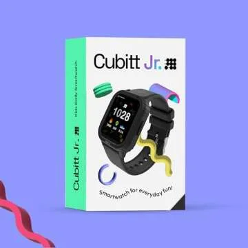 Cubitt Jr Smart Watch Fitness Tracker for Kids and Teens, with Games, Step Counter, Calculator, Sleep Monitor, Heart Rate Monitor, Activity Tracker, 1.52" Touch Screen, Waterproof